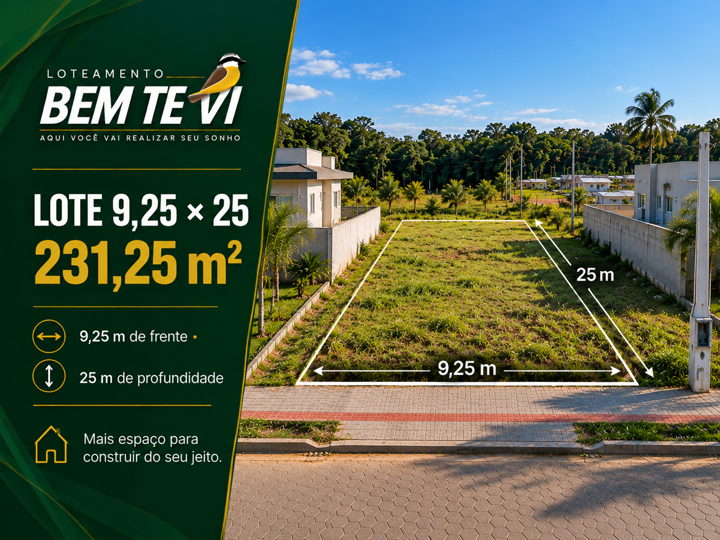 Lote 9,25x25